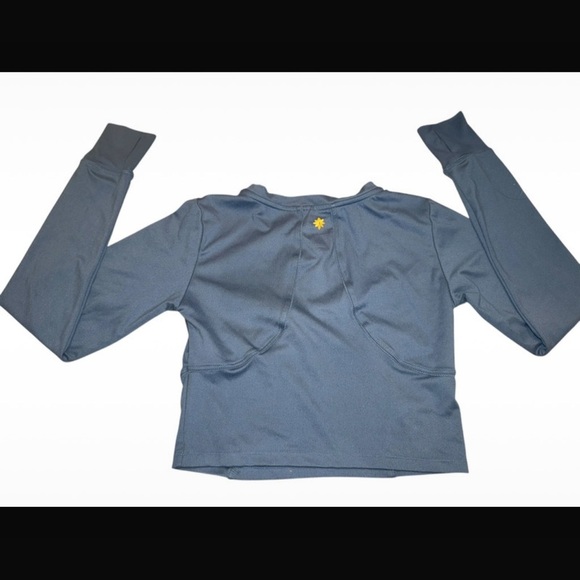 Kensie Slate Blue Long Sleeve Top - Picture 2 of 3